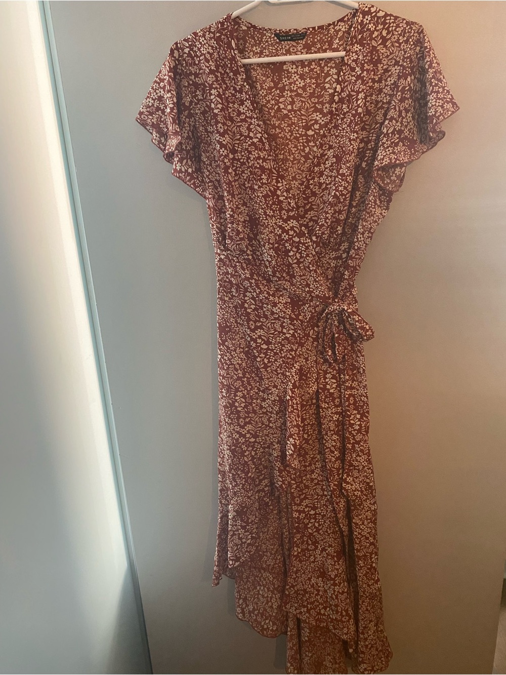 SHEIN Floral Wrap Dress